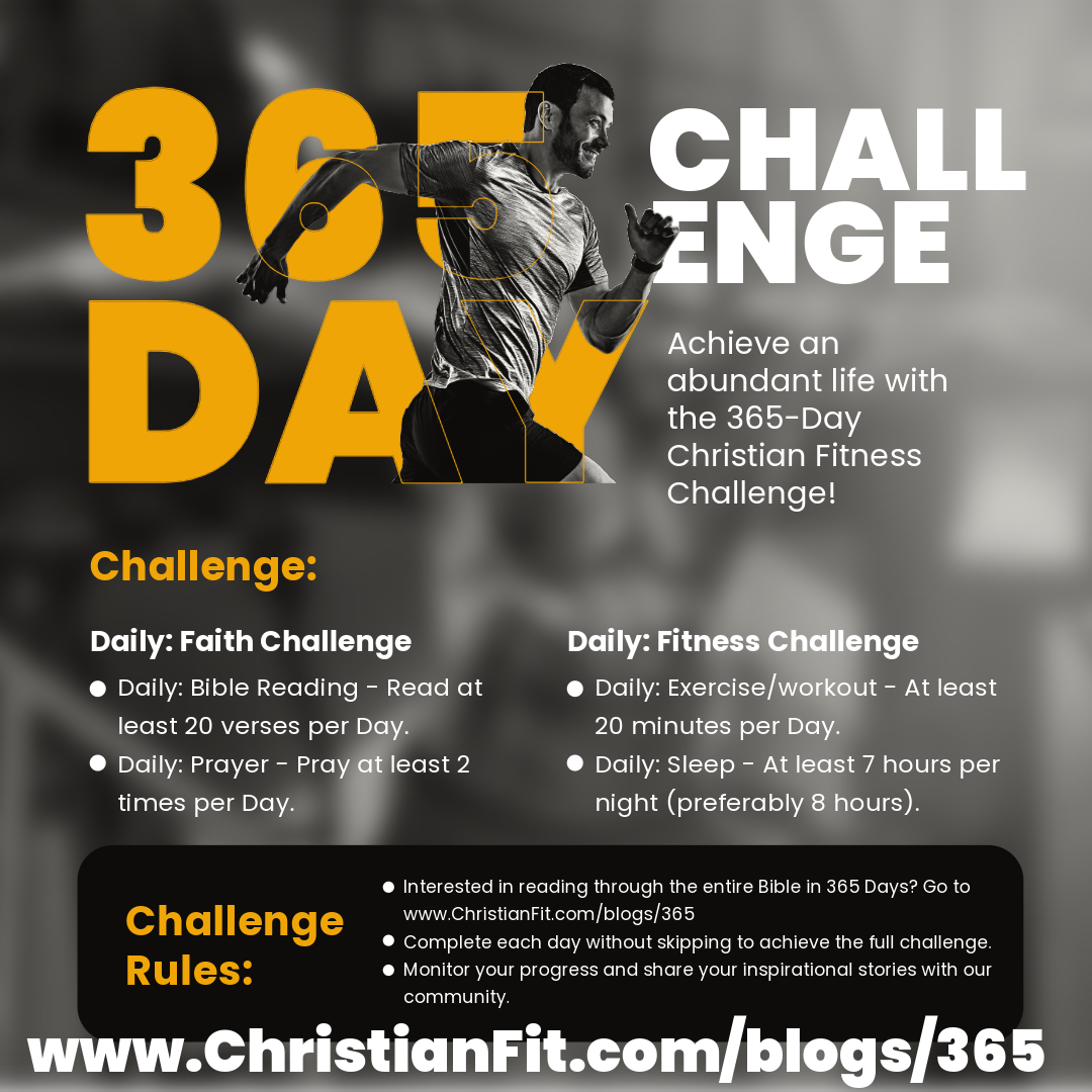 Christian Exercise Programs 365 Christian Fitness Challenge Overview